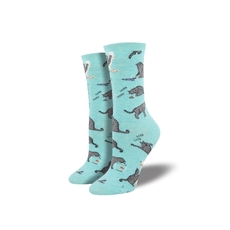Women's Socks Cativities Blue Heather-artists-and-brands-The Vault