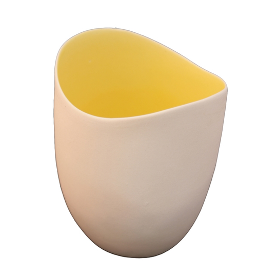 Ceramic Vessel - Matt Yellow