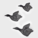 Set of 3 Ducks Charcoal