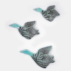 Set of 3 Ducks VintageTurquoise-artists-and-brands-The Vault