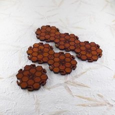 Bee Coaster Set of 6-artists-and-brands-The Vault