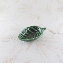 Fern Dip Bowl Dark Green