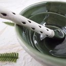 Swirl Bowl & Spoon Green 