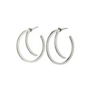 Luna Stud Earrings Silver