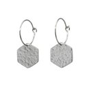 Dimple Earrings Silver