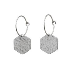Dimple Earrings Silver-jewellery-The Vault