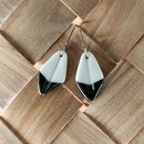 Porcelain Kereru Arrowhead Earrings