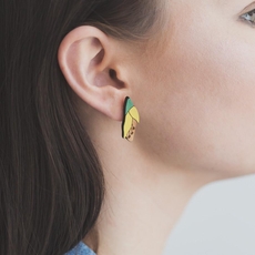 Kowhai Earrings-jewellery-The Vault