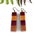 Wooden Earrings Multi Woods Small