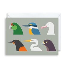 Birds of NZ No1 Card-all-occasions-The Vault