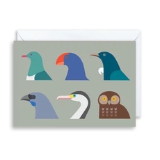 Birds of NZ No2 Card-all-occasions-The Vault