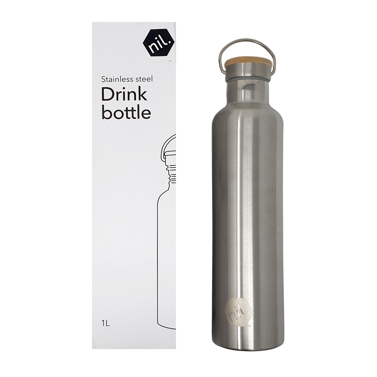 Stainless Steel Drink Bottle 1Ltr Shop all Lifestyle Products at The