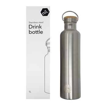 Stainless Steel Drink Bottle 1Ltr