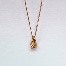 Entwined Necklace Gold Plate-jewellery-The Vault