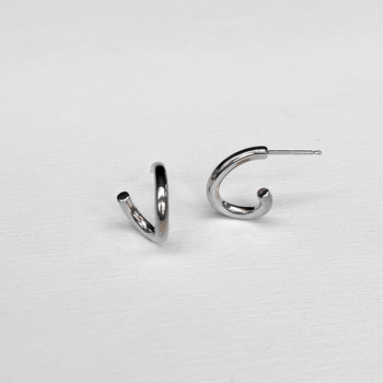 Swirl Earrings Silver