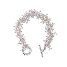 Climbing Rata Vine Bracelet Silver-jewellery-The Vault