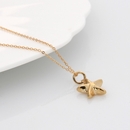 Mini Starfish Necklace Gold Plate 