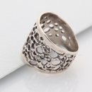 Organic Lace Ring Silver