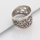 Organic Lace Ring Silver