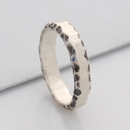 Side Rock Ring Silver