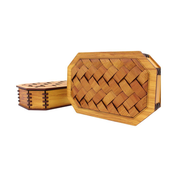 Trinket Box Diagonal Weaving Pattern