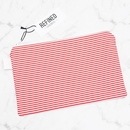 Large Pouch Red Stripe