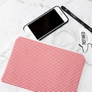 Large Pouch Red Stripe