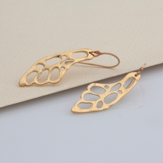 Wing Earrings Gold Plate-jewellery-The Vault