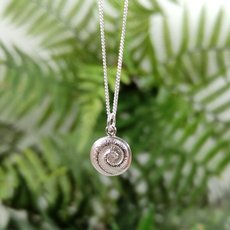 Mini Koru Pendant Silver-jewellery-The Vault