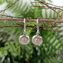 Koru Earrings Swing Hook Silver