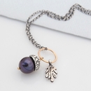 Acorn Necklace Silver