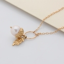 Acorn Necklace Gold Plate