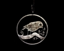 Akin Black Robin Necklace