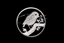 Akin Black Robin Brooch
