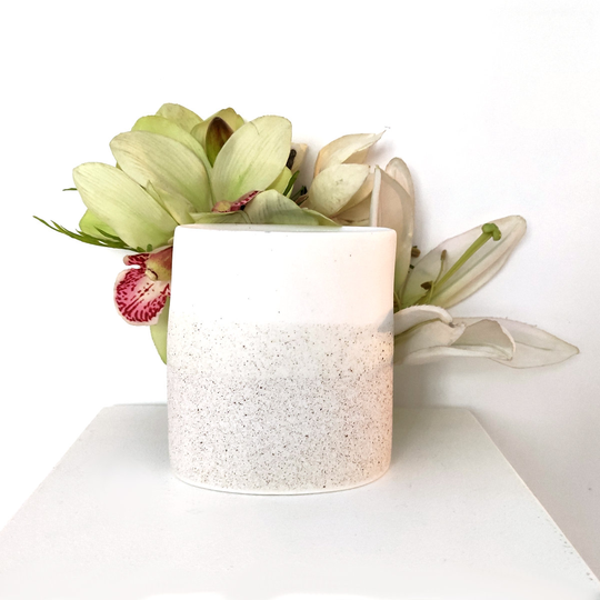 Short Oval Vase Desert Sand