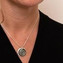 Greenstone Spiral Pendant