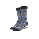 Men's Socks Hang 16 Heather Denim