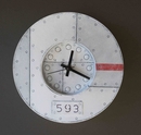 Round Industrial Clock