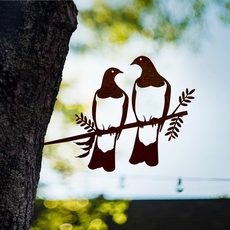 Metalbird Steel Kereru Pair-artists-and-brands-The Vault