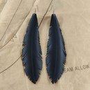 Up-Bicycled Feather Earrings Xtra Large