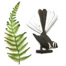 Sitting Fantail Wall Art