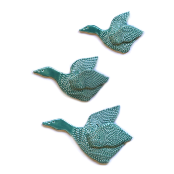 Set of 3 Ducks Marine Blue