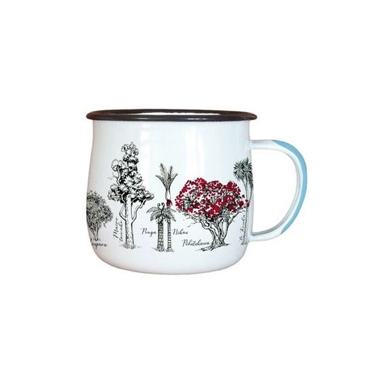 Enamel Mug NZ Trees