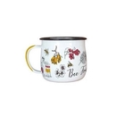 Enamel Mug Bee Friendly Flowers