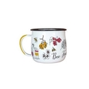 Enamel Mug Bee Friendly Flowers