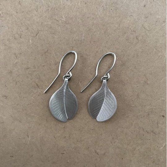 Silver Round Rata Earrings