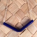 Cobalt Blue Angle Necklace Silver Chain