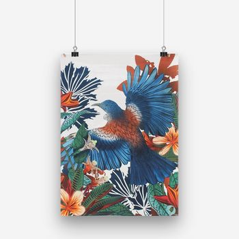 Flox Tui Tea Towel