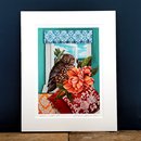 Matted Foam Print A3 Lean into It