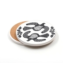 Linocut Kereru Ceramic Coaster SINGLE